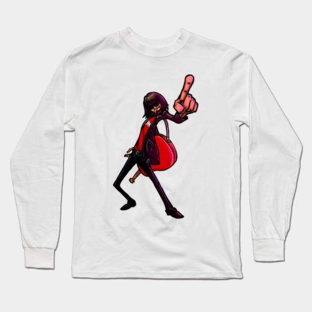 Rock and roll Long Sleeve T-Shirt by Artbylukus